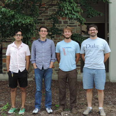 Pictured from left to right: David Raudales, Nick Haynes, Wes Ross, Charlie Freundlich