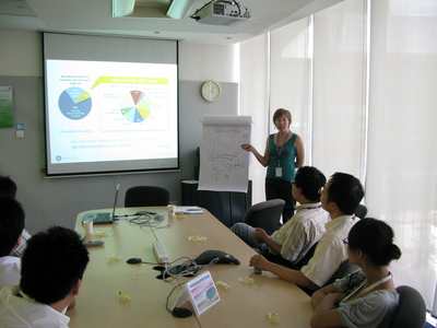 Meghan Presents at GE